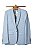 Terno 1 botão 2 aberturas, Super Slim Fit - Cor: Cinza Claro - Imagem 1