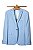 Terno 1 botão 2 aberturas com peak lapel, calça com ajuste, Super Slim Fit - Cor: Azul Céu - Imagem 1