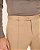 Calça Super Slim Fit em Malha Cáqui com Friso Costurado - Imagem 4