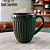 Caneca Porcelana 04  Roma 300ml - Preta - Imagem 1