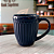 Caneca Porcelana 05 - Roma 300ml - AZUL - Imagem 1