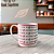 Caneca Porcelana 09 Coração Love 360 ml Branca - Imagem 1