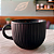 Caneca Vidro 16 - Jumbo 500ml - Preto - Imagem 1
