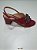 Sandália Slingback Vermelha com Pedrarias – Salto Médio Elegance - Imagem 4