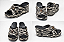 Tamanco Plataforma Zebra Glam com Pedrarias - Imagem 2