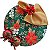 Kit Xadrez Floral Verde Natal - Imagem 1
