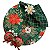Kit Xadrez Floral Verde Natal - Imagem 3