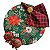 Kit Xadrez Floral Verde Natal - Imagem 9