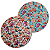 Capa de Sousplat Floral Colorido - Imagem 1