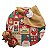 Kit Natal XO: 1 Capa + 1 Guardanapo + 1 Anel PG - Imagem 1