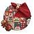 Kit Natal XQ: 1 Capa + 1 Guardanapo + 1 Anel PG - Imagem 1