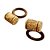 01 Anel Rolha 3x2 cm - Imagem 1