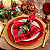 Kit Natal Ouro: 1 Capa + 1 Guardanapo + 1 Anel PG - Imagem 2