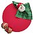 Kit Natal Vermelho: 1 Capa + 1 Guardanapo + 1 Anel PG - Imagem 2