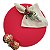 Kit Natal Vermelho: 1 Capa + 1 Guardanapo + 1 Anel PG - Imagem 3