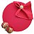 Kit Natal Vermelho: 1 Capa + 1 Guardanapo + 1 Anel PG - Imagem 4