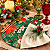 Kit Natal Folhagem: 1 Capa + 1 Guardanapo + 1 Anel PG - Imagem 1