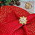 Kit Natal Caracol Vermelho Dourado: 1 Capa + 1 Guardanapo + 1 Anel PG - Imagem 4