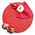 Kit Natal Caracol Vermelho Dourado: 1 Capa + 1 Guardanapo + 1 Anel PG - Imagem 4