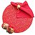 Kit Natal Caracol Vermelho Dourado: 1 Capa + 1 Guardanapo + 1 Anel PG - Imagem 8