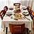 Toalha de Mesa Xadrez Nude 6 Lugares 2 x 1,40m - Imagem 5