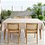 Toalha de Mesa Xadrez Nude 4 Lugares 1,70 x 1,40m - Imagem 3