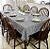 Toalha de Mesa Xadrez Preto 8 Lugares 2,50 x 1,40m - Imagem 1