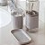 Kit Lavabo Pota Sabonete Líquido + Porta Escova + Bandejinha Dual - Imagem 3