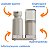 Kit Lavabo Pota Sabonete Líquido + Porta Escova + Bandejinha Dual - Imagem 10