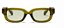 Óculos de sol verde com lentes verdes - Imagem 1