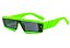 Óculos verde neon com lentes pretas - Imagem 3
