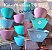 Vaso plastico meia lua 1.0 litro kit 6 vasos - Imagem 3