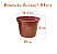 Vaso plastico redondo 1.0 litro kit 9 vasos - Imagem 2