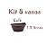 Vaso plastico meia lua 1.7 litros kit 8 vasos - Imagem 4