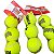 Kong Squeakair Tennis Balls Medium - 3 unidades - Imagem 1