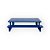 Picnic Table de Aço - Blue - Imagem 3