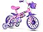 BICICLETA NATHOR ARO 12 CAT ROSA FEM. - Imagem 1