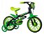 BICICLETA CAIRU PLAY KIDS ARO 12 MASC PTO/VERM - Imagem 1