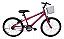 BICICLETA CAIRU BELLA GIRL ARO 20 C/CESTINHA PTO/ROSA - Imagem 1