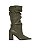 Bota Amanda Salto Bloco Verde - Imagem 1