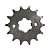 Kit Transmissão Starke Kt0049 43Z 14Z 428H X 126L Yamaha Ybr Factor 125 17-23 - Un - Imagem 3