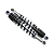 AMORTECEDOR TRASEIRO STARKE AM0011 YAMAHA FAZER 150 18-20 MOLA PRETA (EMB C/2) - UN - Imagem 5