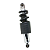 AMORTECEDOR TRASEIRO STARKE AM0013 HONDA NXR BROS 125/150/160 03-24 - UN - Imagem 1