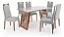 Conjunto Sala De Jantar Moscou Com 6 Cadeiras Grecia Madetal - Imagem 4