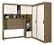 Guarda-roupa Casal De Canto Sonho Meu 6 Portas 5 Gavetas Carvalho - Imagem 2