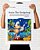 Quadro Capa do Sonic The Hedgehog - Sega Master System TecToy - Imagem 3
