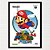 Quadro Capa do Super Mario 64 - Nintendo 64 Japonês - Imagem 1
