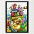 Quadro Super Mario 3D World Pôster - Nintendo Wii U - Imagem 1