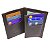 Carteira Masculina Porta Cartão Proteção Rfid Couro Legitimo - Café Fóssil - Imagem 2