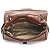 Bolsa Feminina Couro Legitimo Matelassê Média Marrom C/ Grafite - Imagem 5